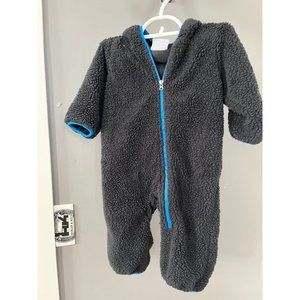 Baby infant 6-12 months columbia black winter snow coat bunting jacket